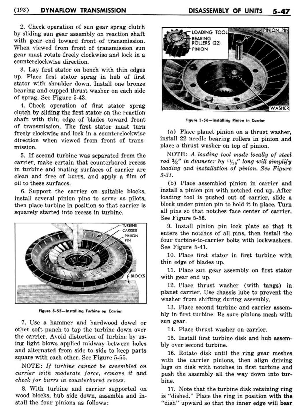 1956 Buick Shop Manual - Dynaflow Page 47 Of 68